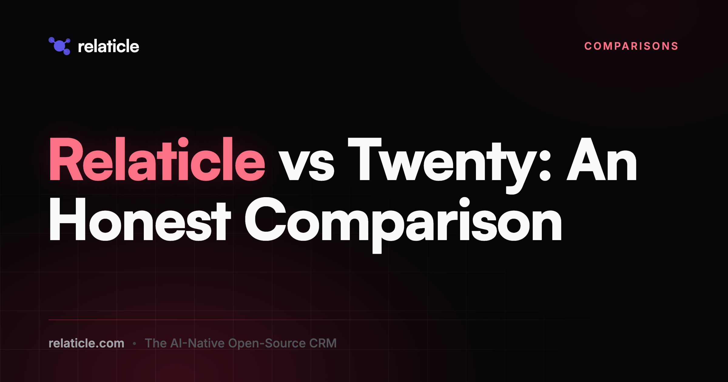 Relaticle vs Twenty: An Honest Comparison