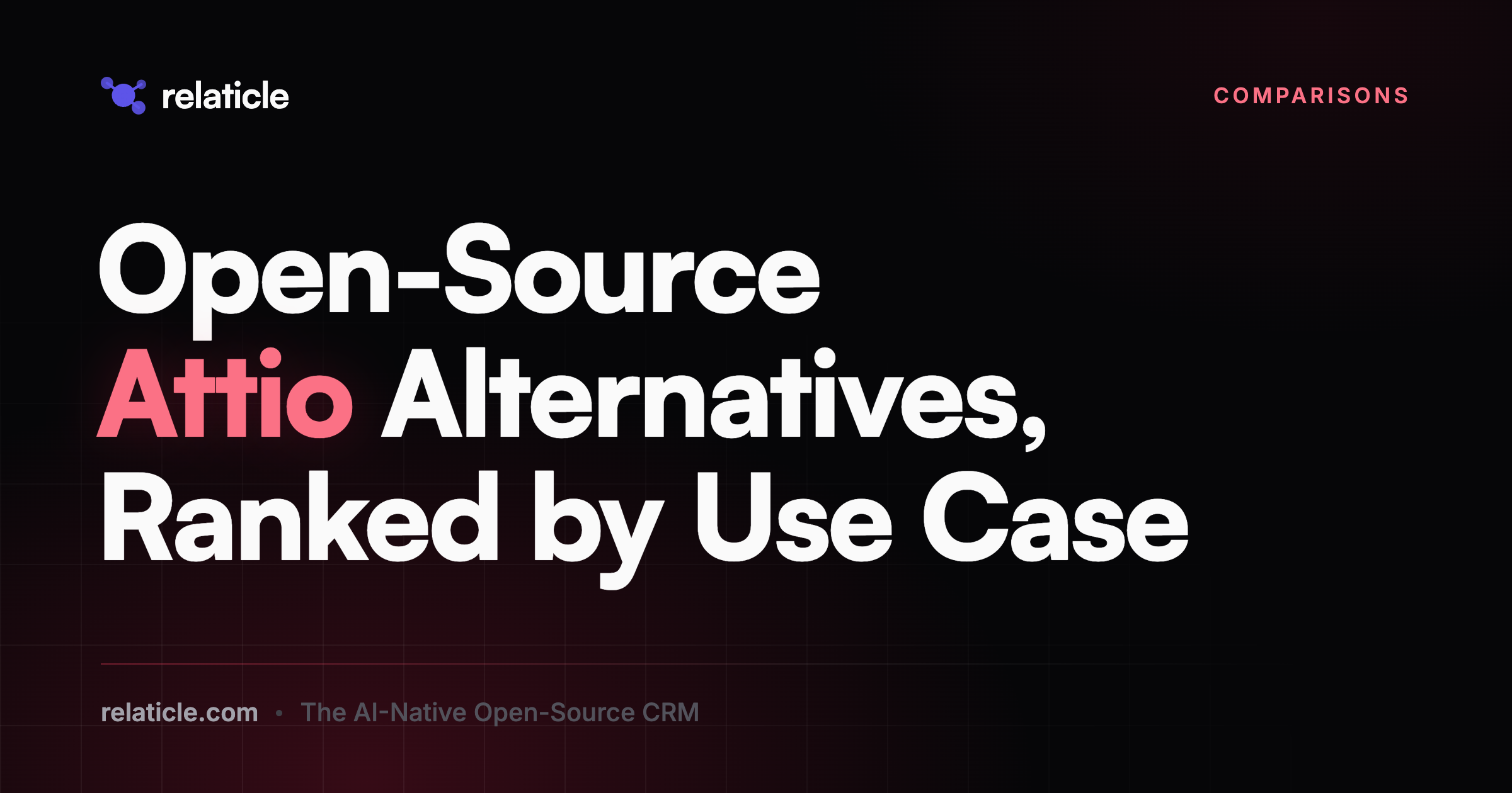 Open-Source Attio Alternatives, Ranked by Use Case